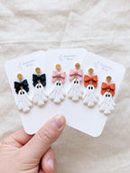 Bow Ghost Earrings