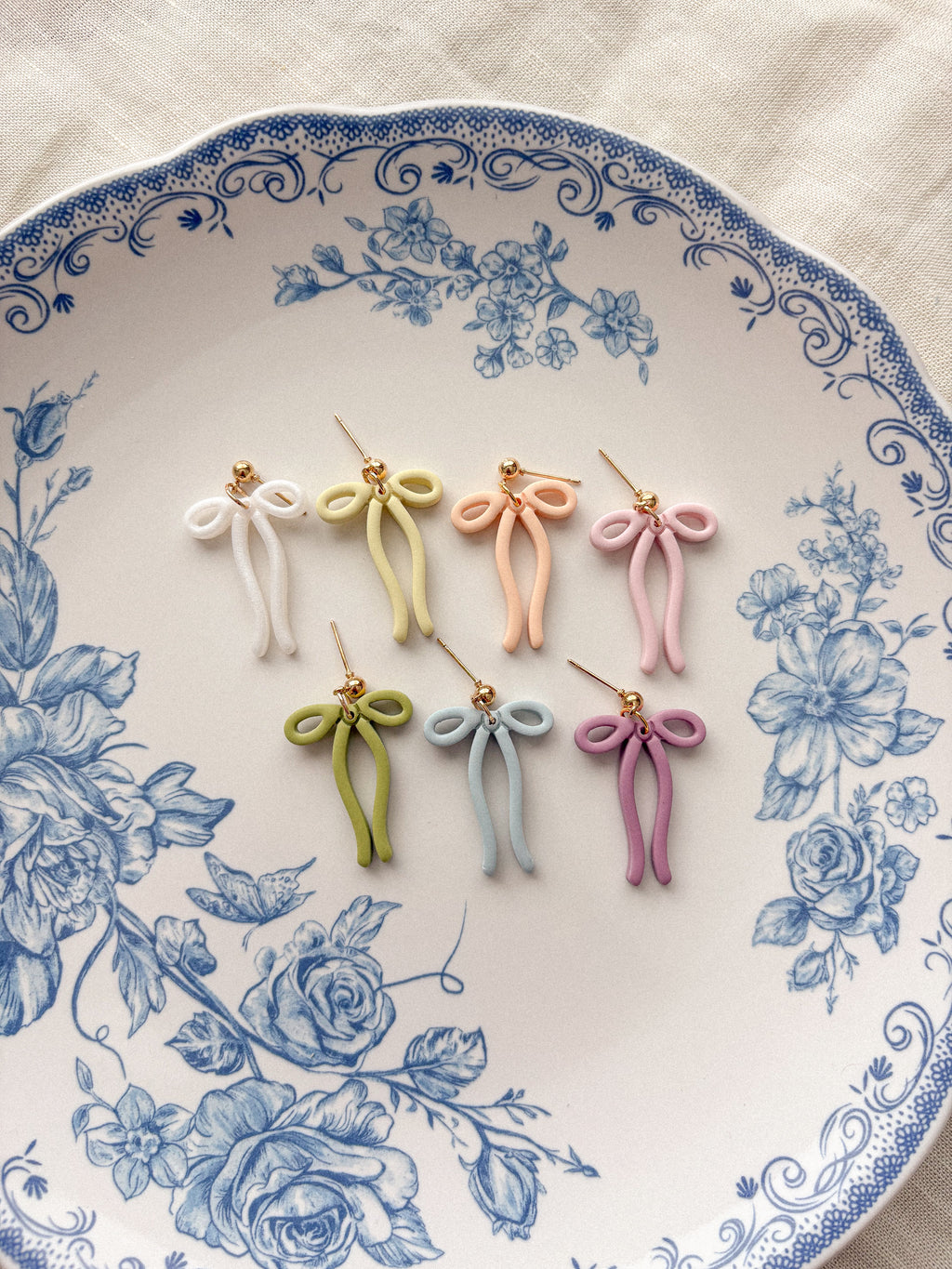 Dainty Bow Earrings