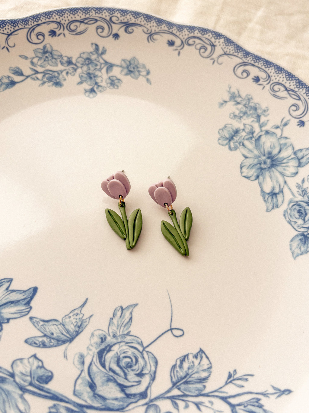 Tulip Post Earrings