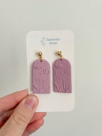 Textured Spring Floral Earrings