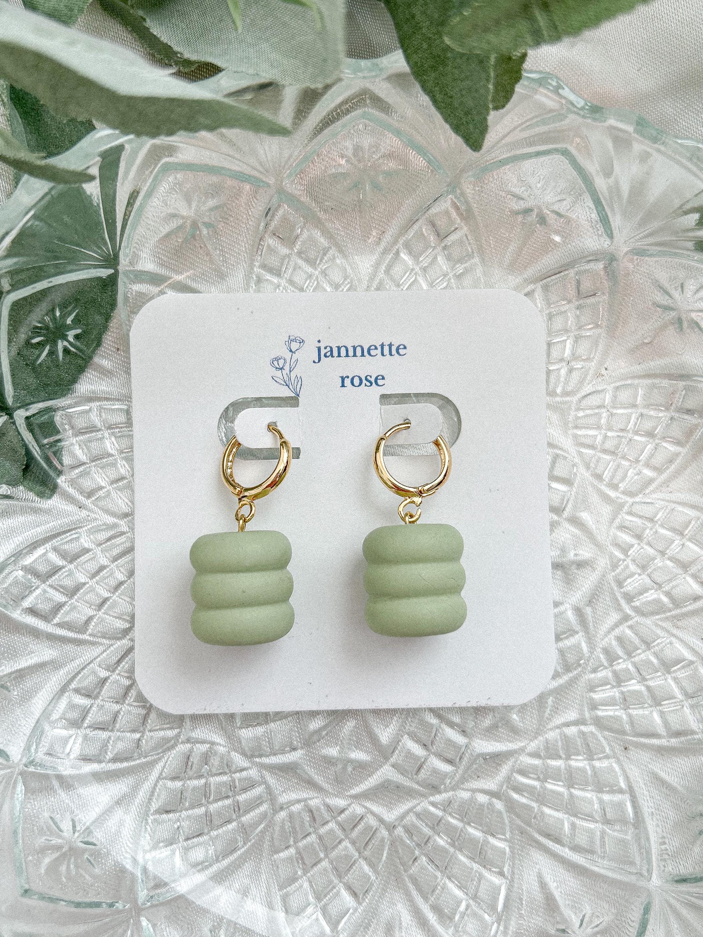 Chunky Bead Dangle Earrings