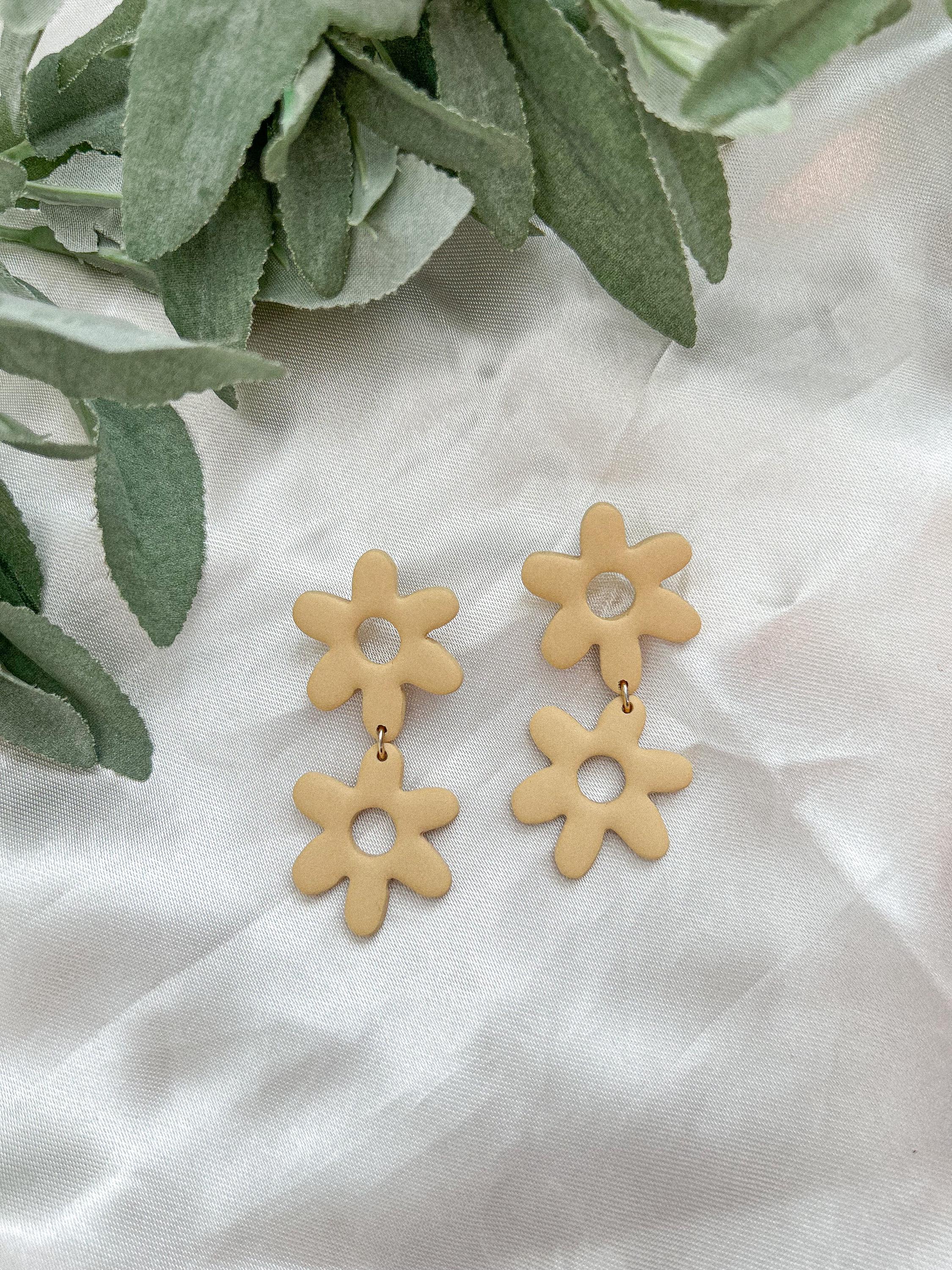 Double Flower Earrings