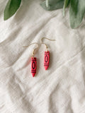 Crayon Hook Earrings