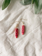 Crayon Hook Earrings