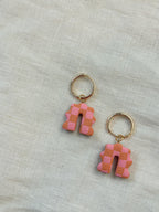 Wavy Arch Bead Earrings