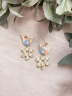 Tulips + Daisies Dangle Earrings