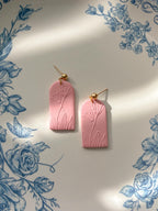 Textured Spring Floral Earrings