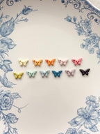 Mini Butterfly Hoop Earrings