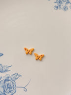 Mini Butterfly Hoop Earrings
